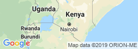 Nairobi Area map